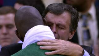 McHale \& Garnett share emotional embrace following game