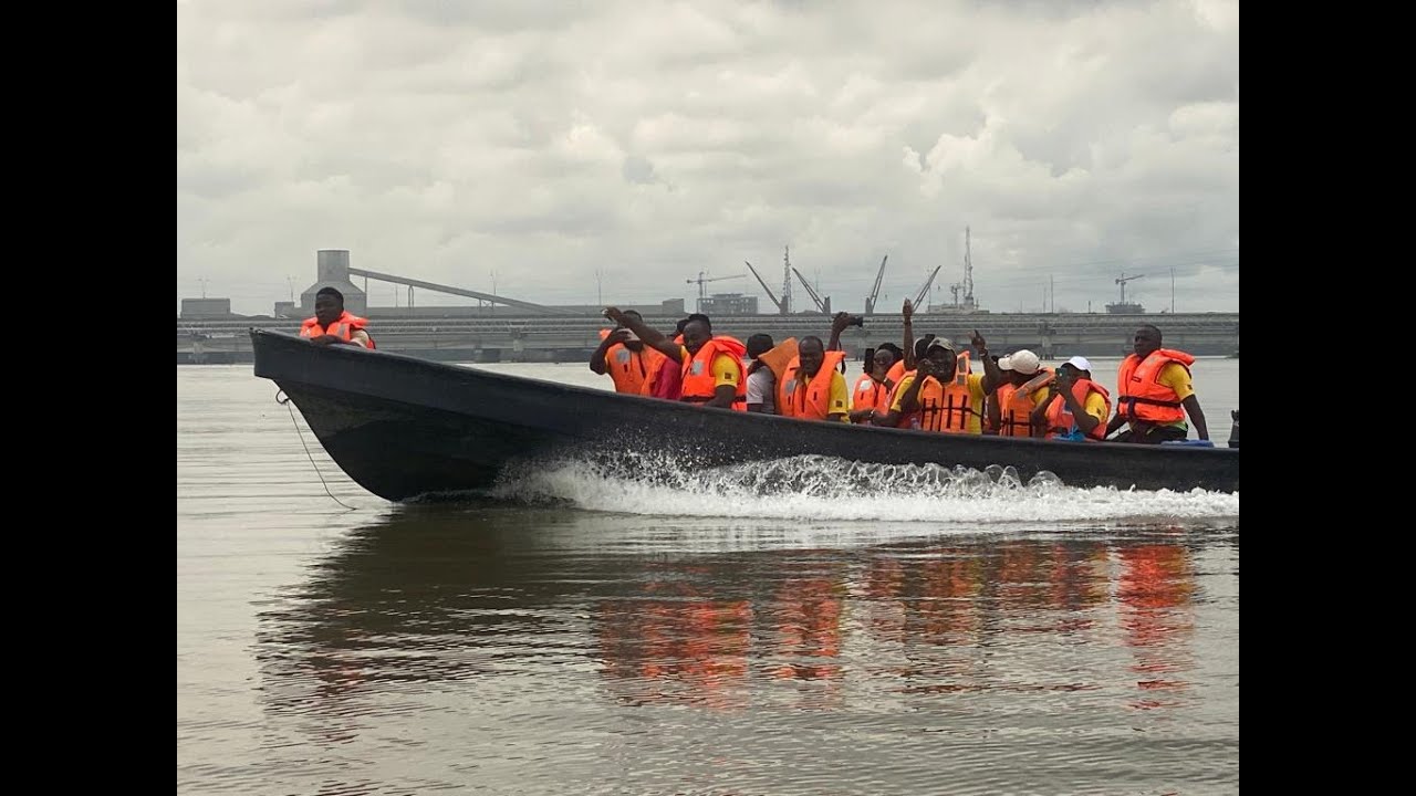 Boat ride on the river Wouri - Douala City Tour