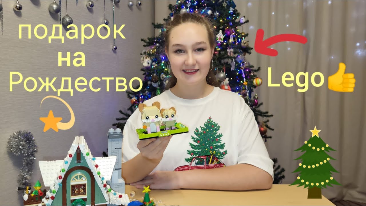 💫Рождество👉🏻распаковка и обзор набора 🥕Lego BRICKHEADZ PETS хомячки 💛