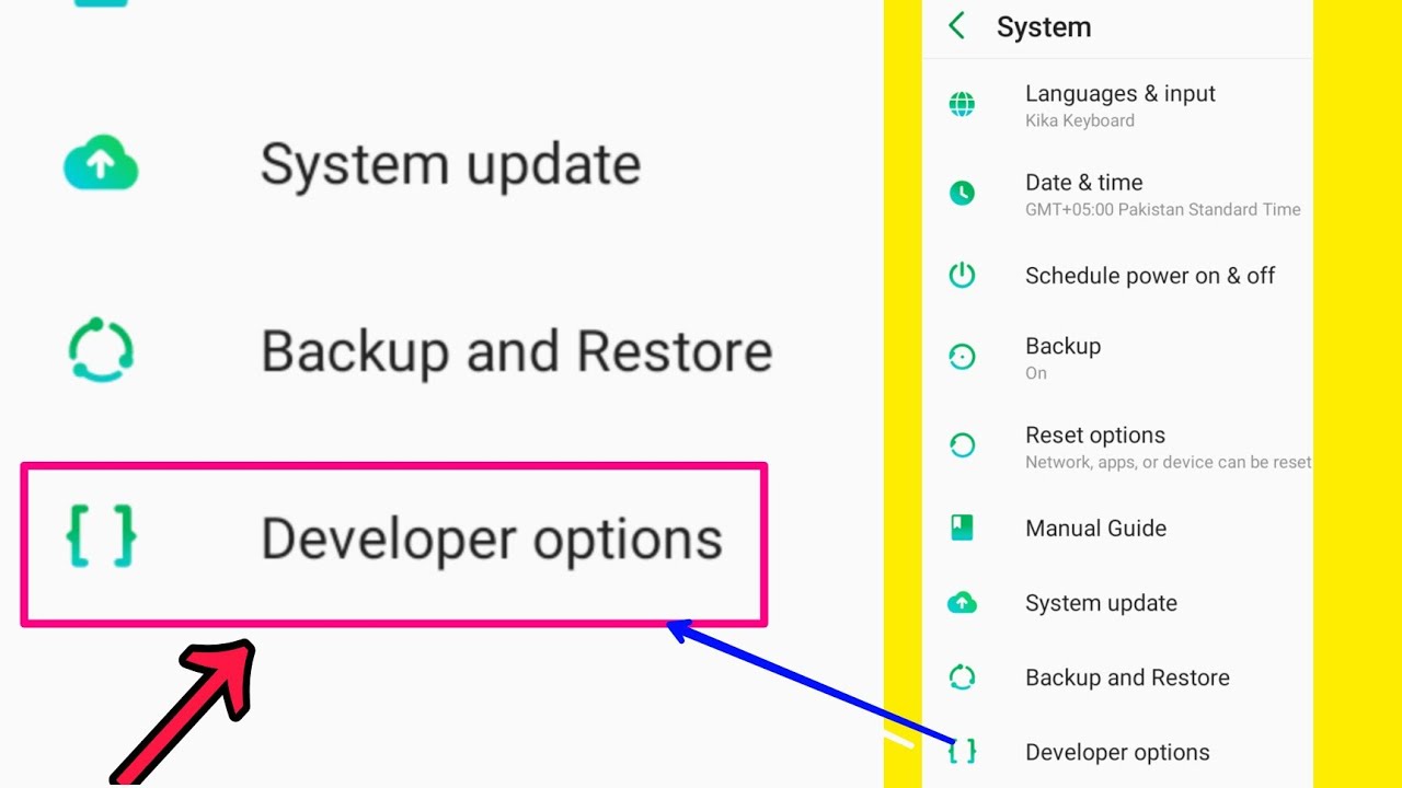 How To Create Developer Option ||Enable Developer Option in settings ...