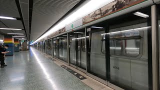 港島綫 M-Train A111/A156 不載客駛經油麻地及彩虹站試車