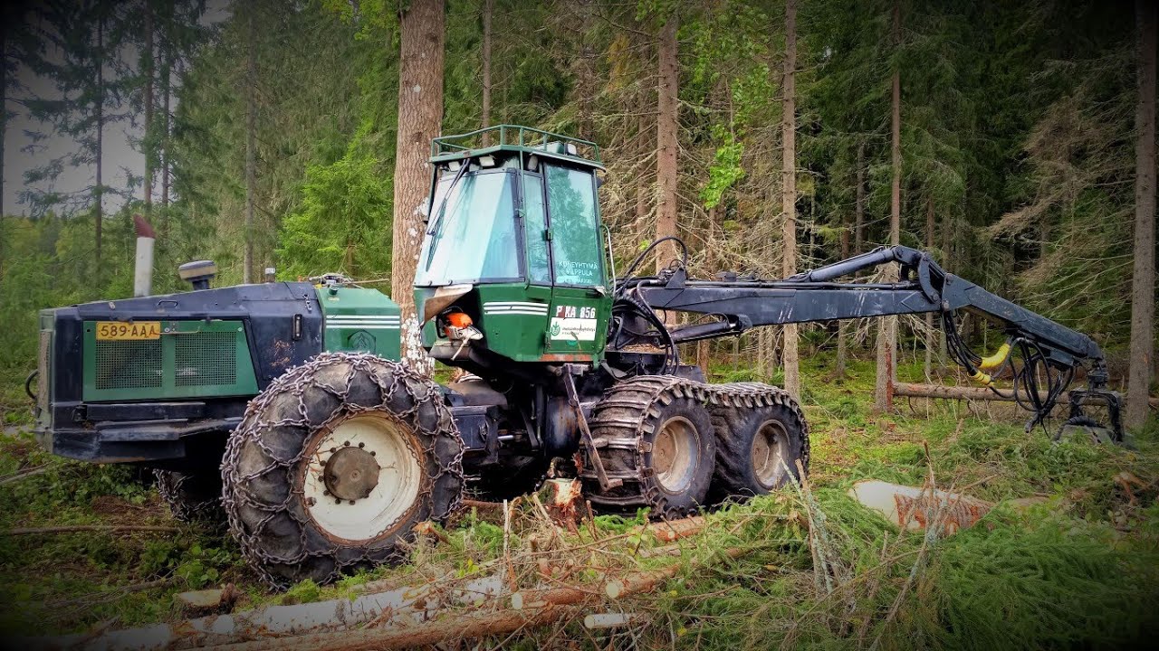 PIKA 856 avohakkuulla, osa 1/3.💪🏻🌲🌳