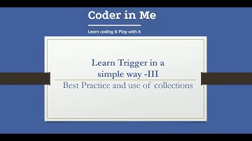 Learn Trigger Best Practice use of collection-  Coder In Me