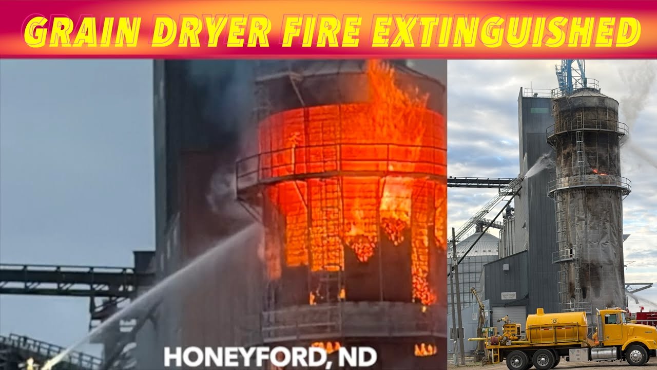 СРОЧНЫЕ НОВОСТИ: Пожар в зерносушилке в Ханифорде потушен