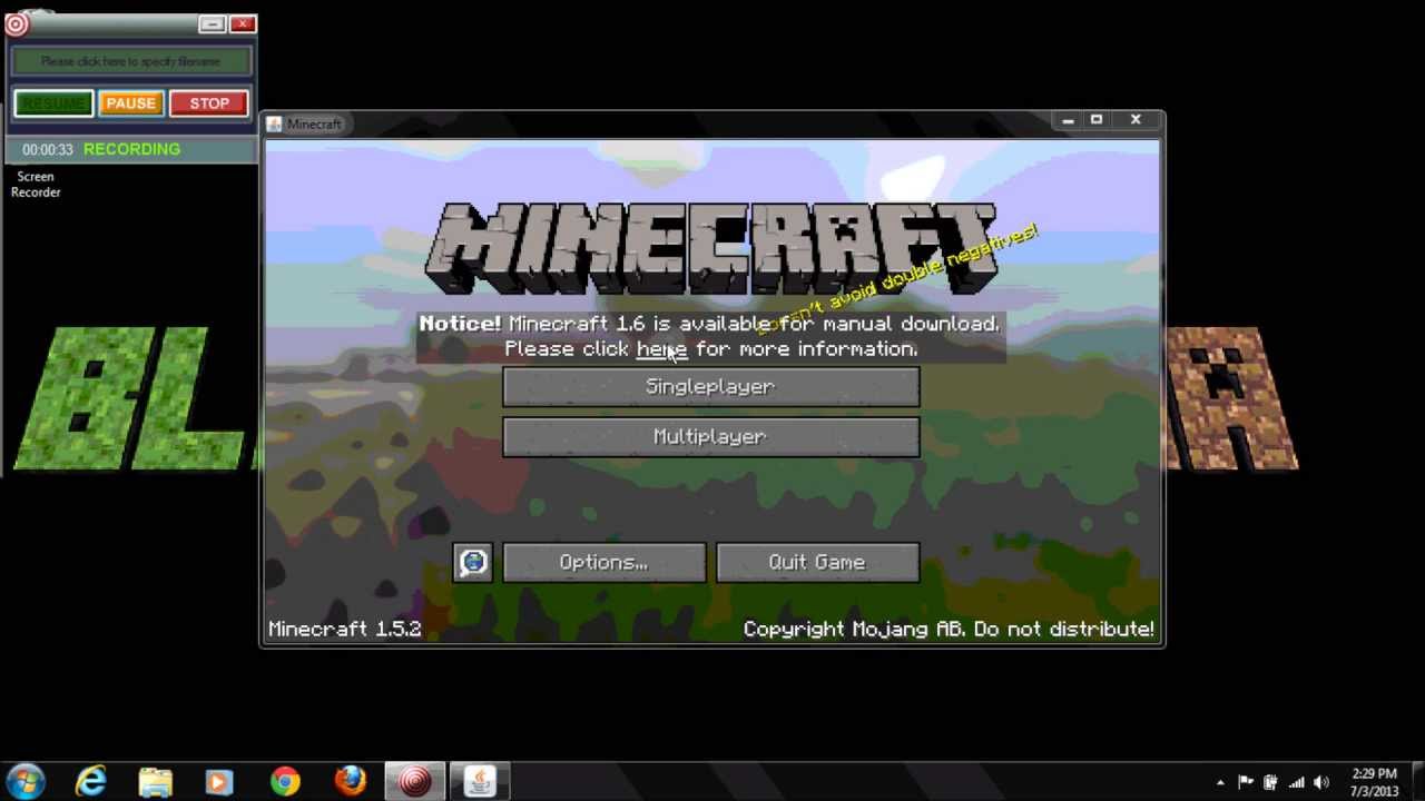 New Minecraft Launcher for 1.6.1 - YouTube