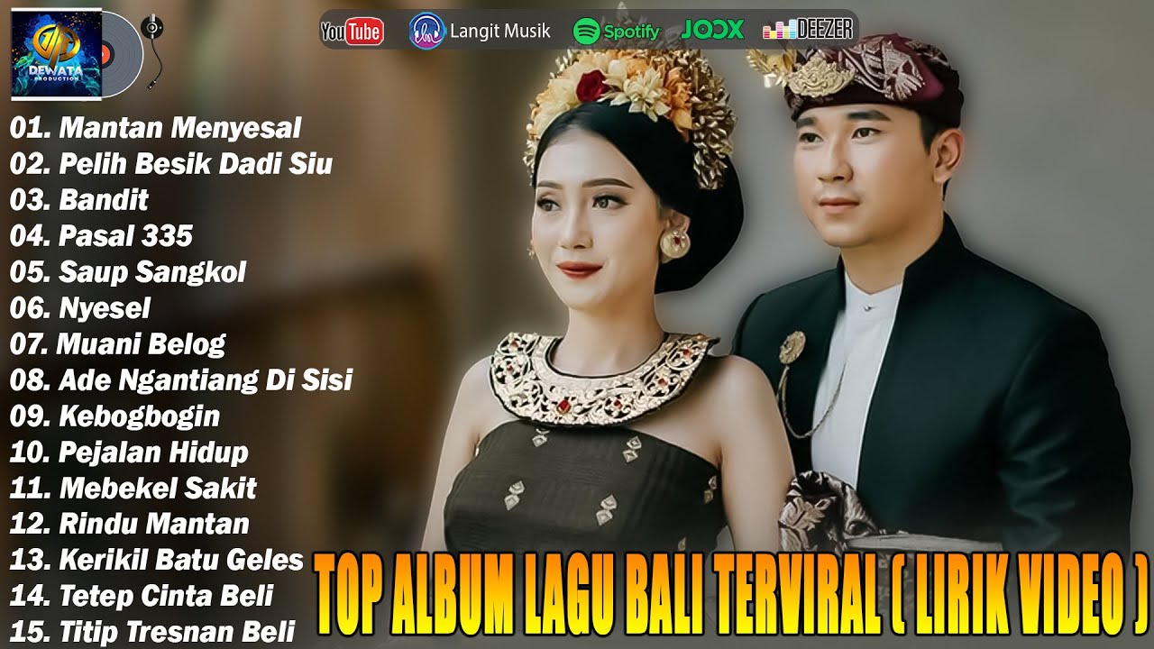 Lagu Bali Terpopuler 2025 | Lagu BAli Titok & Hist (Lirik Video) || Dewata Production