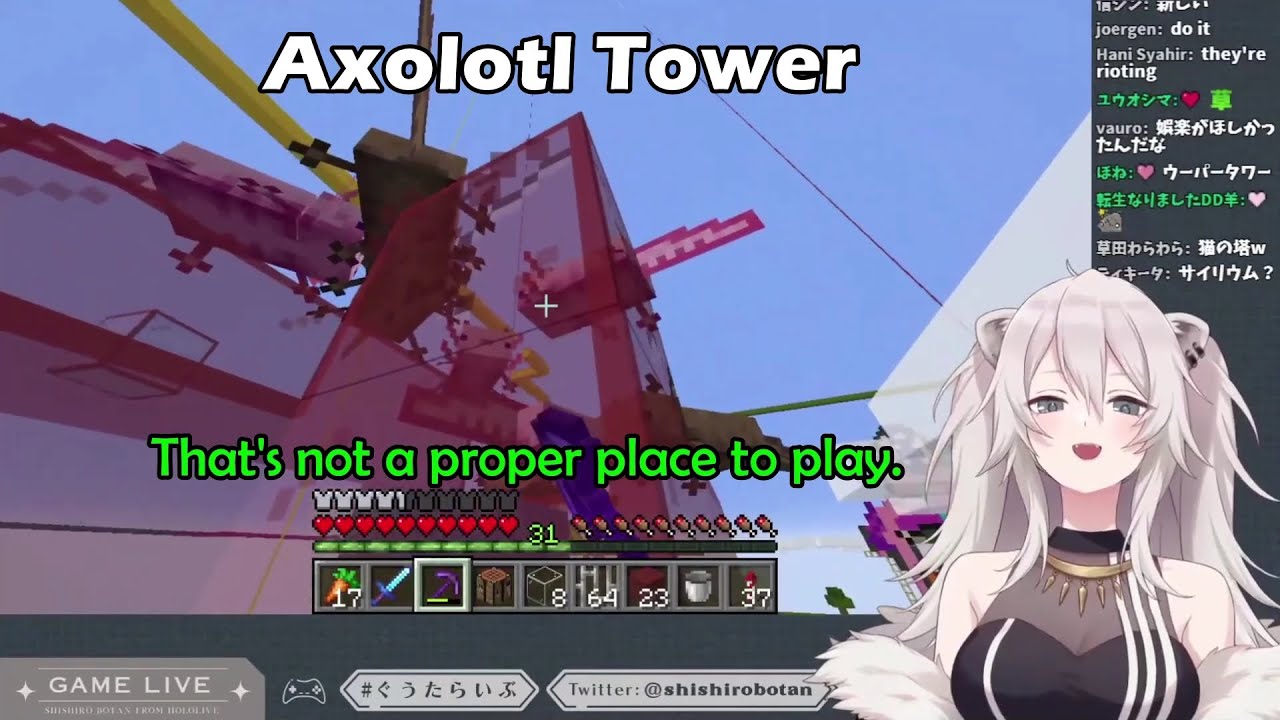 Botan Accidentally Make A Chaos When Trying To Breed Her Axolotl 【Hololive Eng Sub】