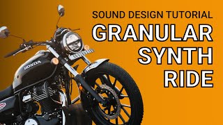 Motocycle Madness: Making bangers from a @Honda  | FRMS Granular Synthesis Tutorial