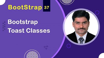 Bootstrap Toast classes - Bootstrap 5 Tutorial 37 🚀