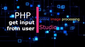 How to get input from user using php.