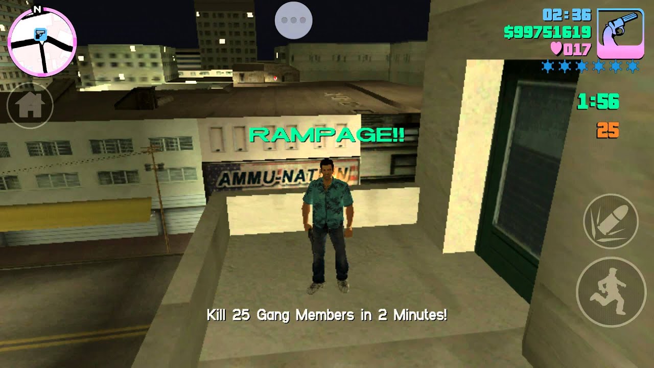 GTA VICE CITY unlimited ammo YouTube