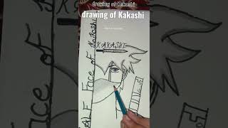 Drawing of Kakashi #viralvideo #minivlog #lifeisbutadream #shortvideo #funny #vlog #comedyshorts