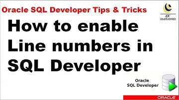 How to enable Line numbers in  Oracle SQL Developer ? || Oracle SQL Developer Tutorial