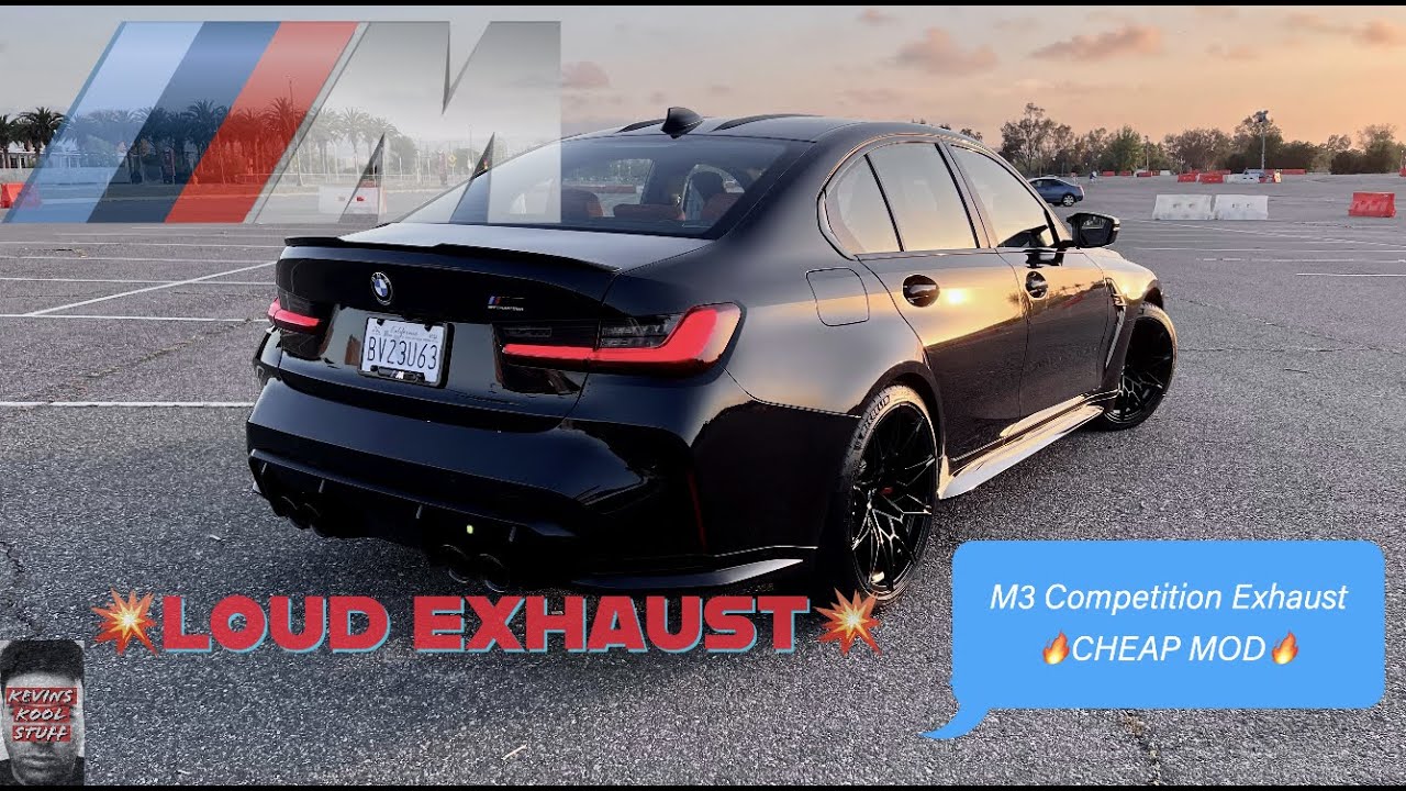 The BEST and CHEAPEST exhaust for the G80 M3! Crazy loud