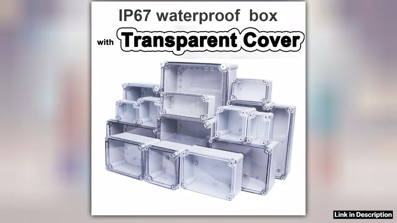 Ftype transparent waterproof box Outdoor monitoring box Outdoor waterproof junction box ABS