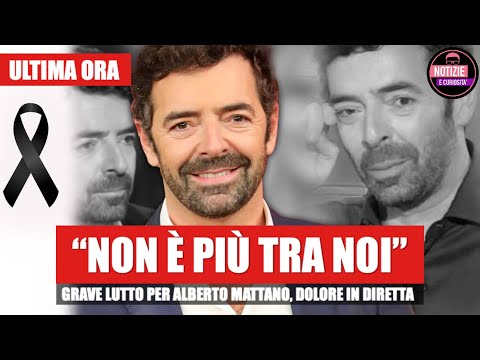 Alberto Matano, “NON È PIÙ TRA NOI”  - Grave lutto per il conduttore, dolore in diretta tv