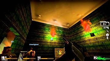 Lest play: left 4 dead Custom Map(Crash bandicoot campain) part 3 (Double BOSS BATTLE)