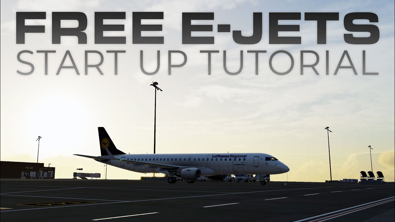 Free E-Jets for X-Plane 12 | Cold & Dark Engine Startup Tutorial - YouTube