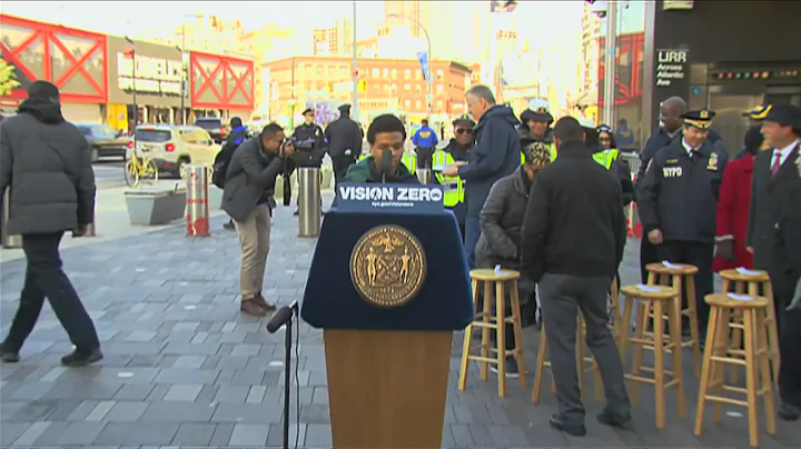 Mayor de Blasio Hosts Press Conference on Vision Zero