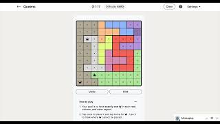LinkedIn Games - Queens #291 #queens