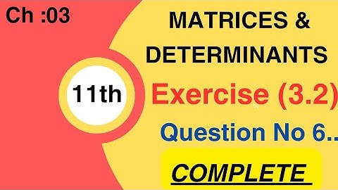 11th math, Exercise ( 3.2), Q NO (6) complete,FSCmath,ICSmath