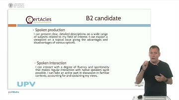 B2 Speaking - 1. Introduction | 1/20 | UPV