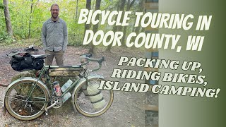 BICYCLE TOURING the EASY WAY  What to pack? How to pack it? Isn't Green Bay, WI the frozen tundra?