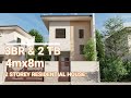 2 Storey Residential House 4m x 8m