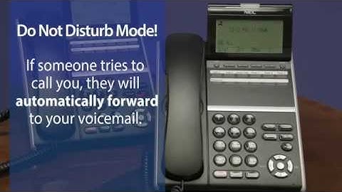 How to set and Cancel the Do Not Disturb Feature - ServiceMark Telecom