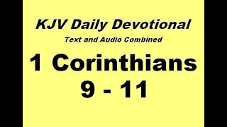 12-03 1 Corinthians 9-11 KJV Daily Devotional