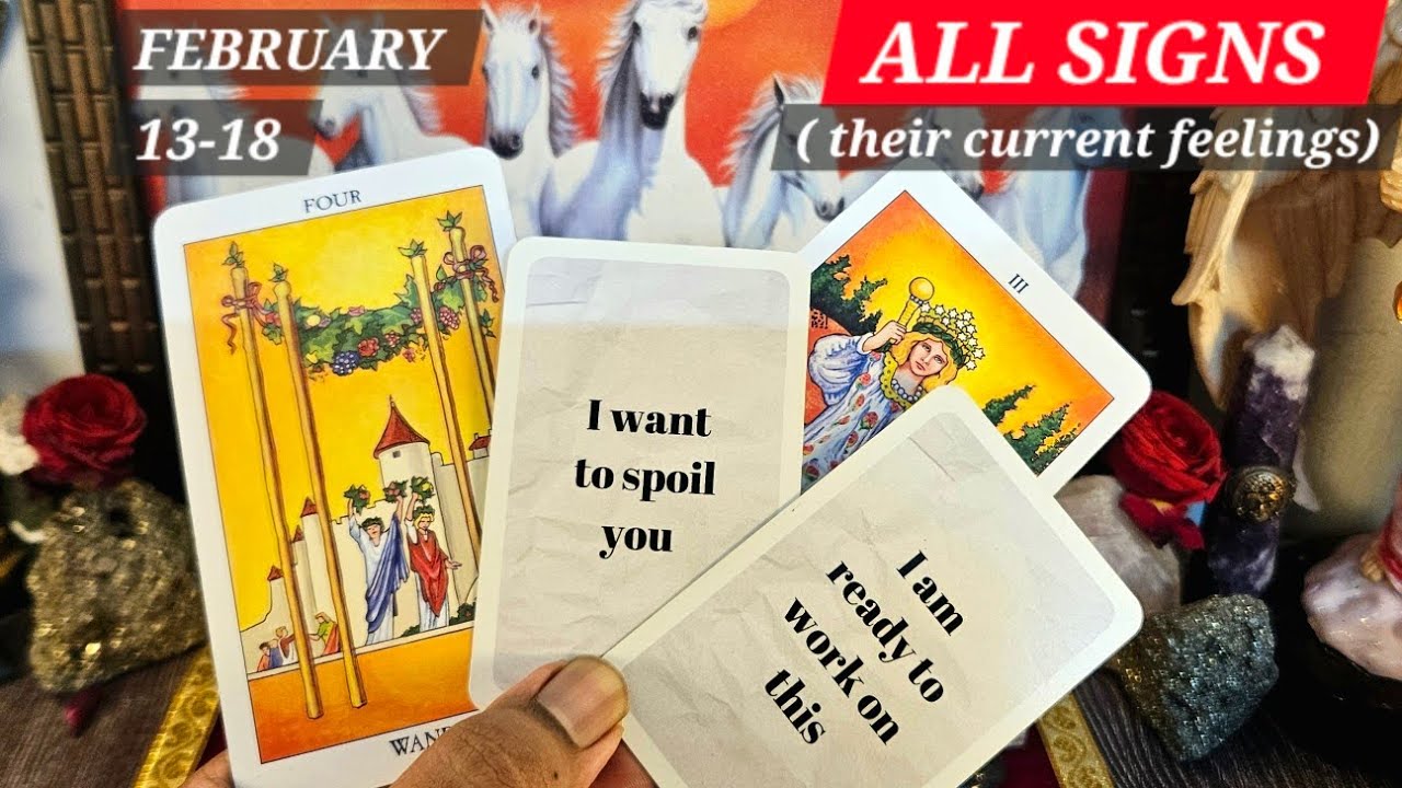 ALL SIGNS ♥️ Their FEELINGS for You!🌹Brutally HONEST Messages | February Tarot love 
