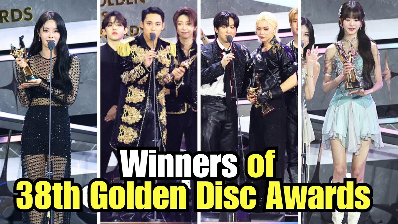 The Full List Of Winners From The “38th Golden Disc Awards” 2024 YouTube