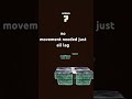 no movement needed just my bad lag