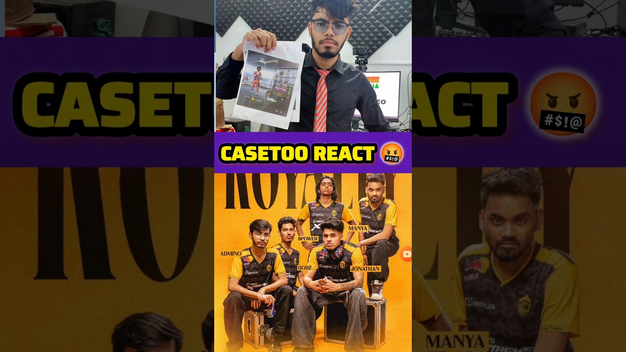 casetoo react godl team 😨