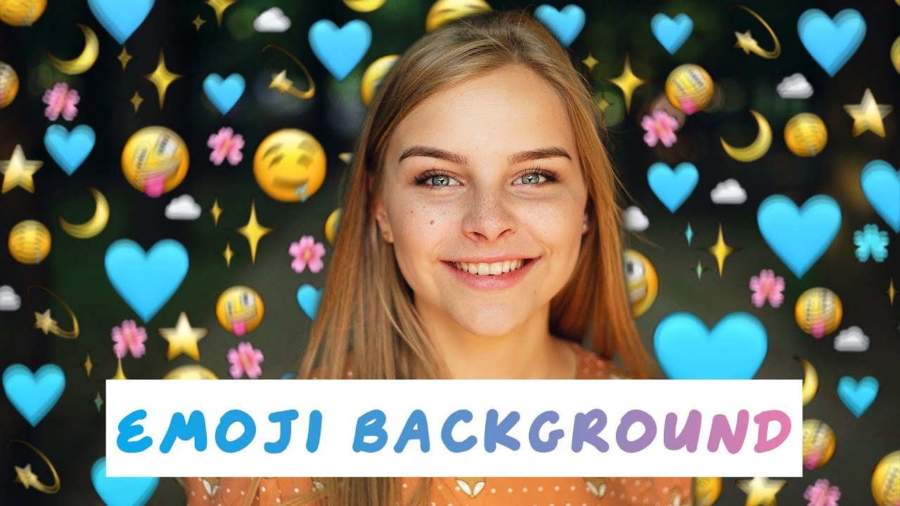How to create Emoji Background Edit in Picsart - YouTube