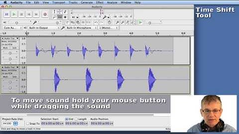 12 TIME SHIFT - Video Guide to Audacity