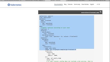 Kubernetes replicaSet demo