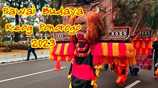 Pawai budaya Reog Ponorogo Jakarta 2023 #jalanjalan #reog #reogponorogo  #budayaindonesia