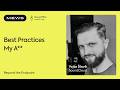 Vojta Šťavík: Best Practices My A**