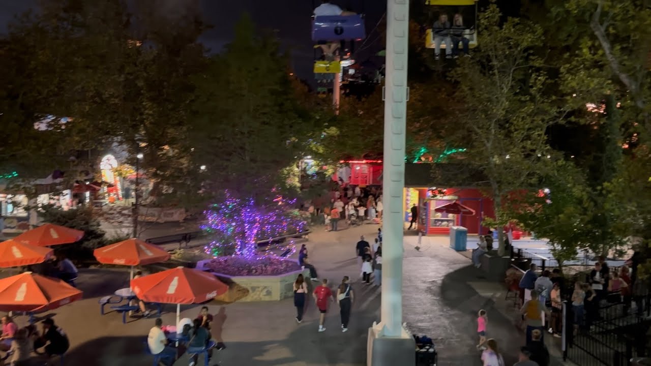 Lagoon Skyride (At Night)