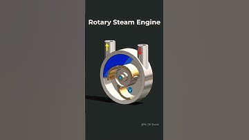 Rotary steam engine animation video 👷‍♂️⚙️ #cad #animation #engineering #mechanical🔥