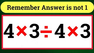 Most people Get This Simple Math Question WRONG 