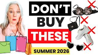 Don't Buy These Fashions 2026 Women Over 50 & 60