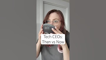 Tech CEOs: then vs now