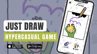 Just Draw - Drawing Puzzles 🧩😕✏ Gameplay, Android, iOS screenshot 2