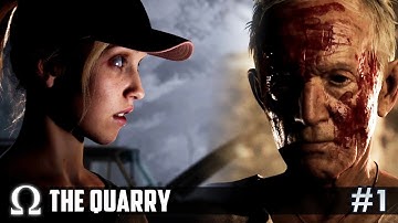 THE QUARRY Part 1 Gameplay Walkthrough - Prologue & Chapter 1 (Interactive Horror)