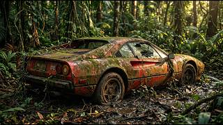 Rusted Ferrari 308 Left in Jungle for 30 Years Brought Back to Life   Full Restoration