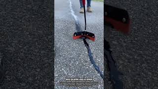 Watch This Asphalt Crack Get Repaired #diyprojects #engineering