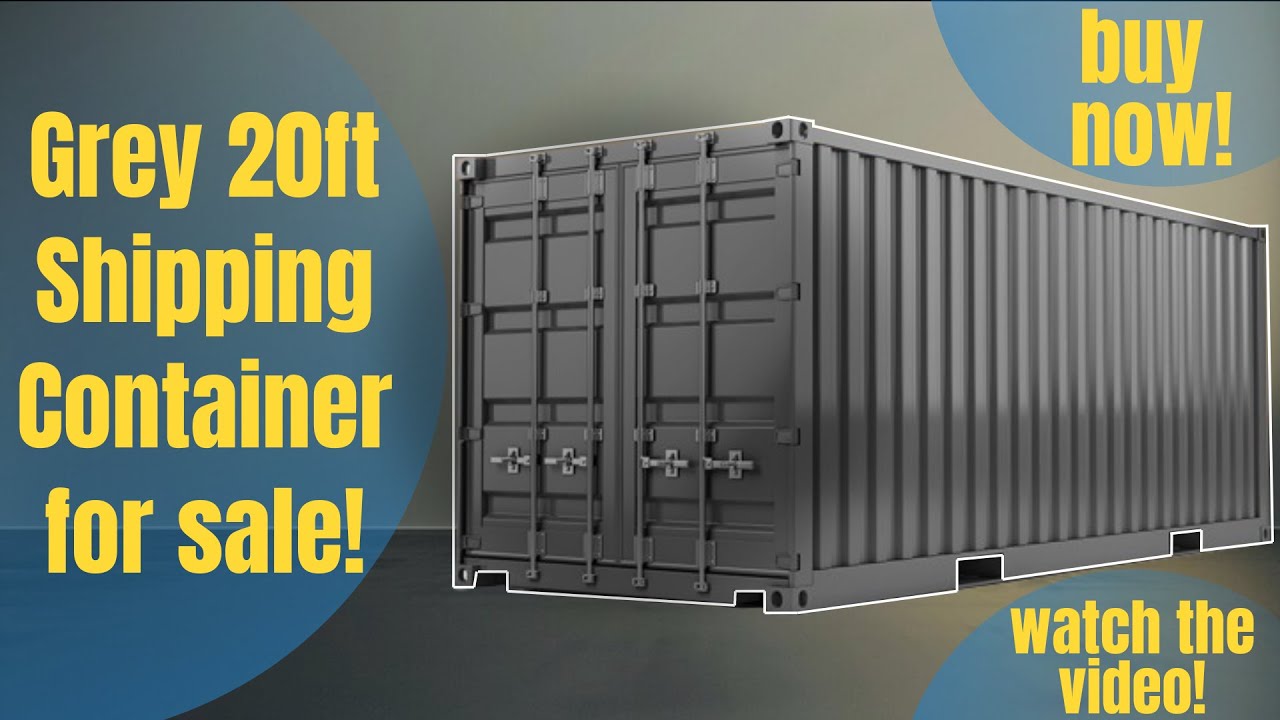 Grey 20ft Shipping Container For Sale! | Container Buy From ...
