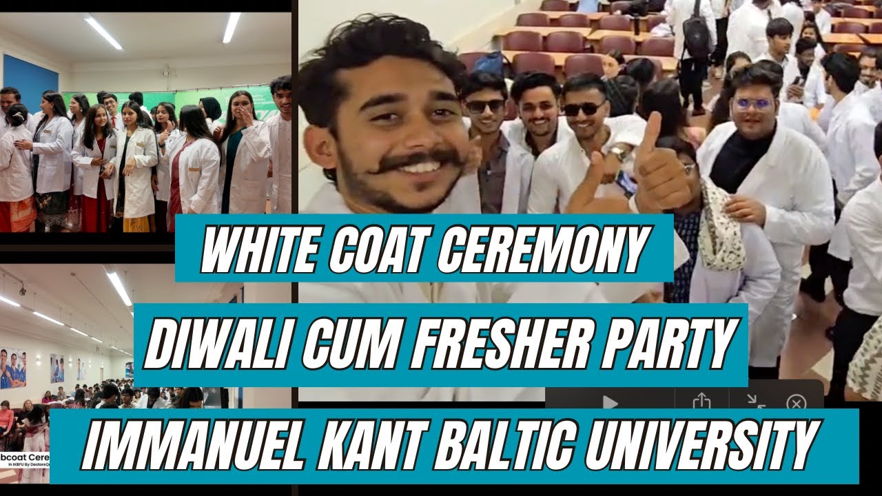 Diwali Extravaganza, White Coat Ceremony & Fresher Party at Immanuel Kant Baltic Federal University